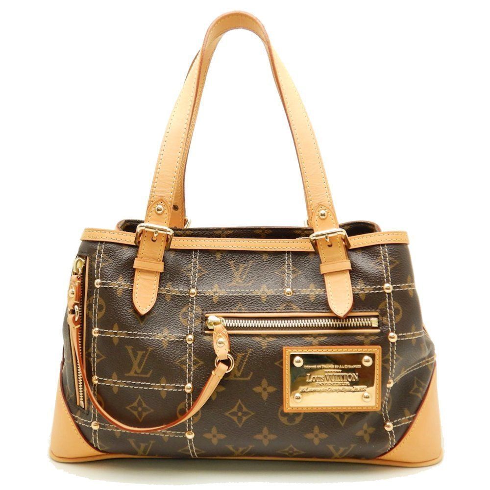 Louis Vuitton Monogram Riveting Brown Shoulder Bag